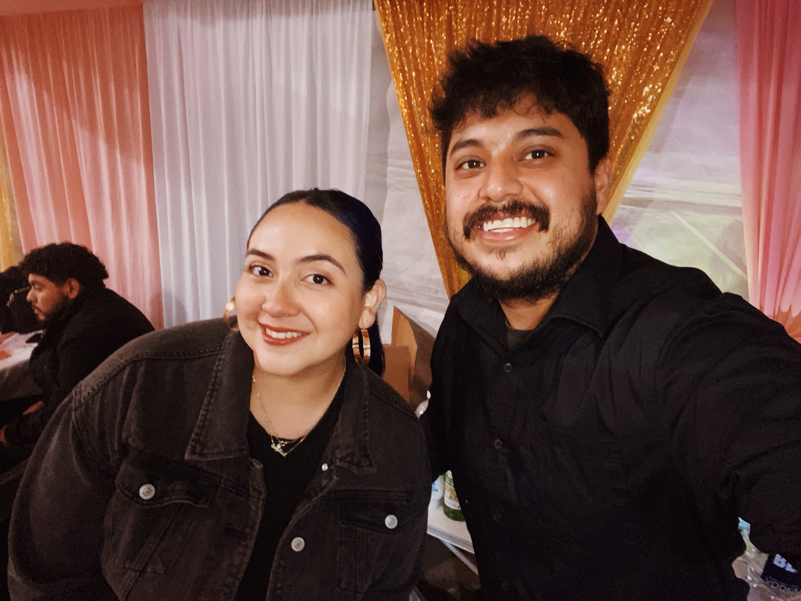 Jose and Sophia at an event